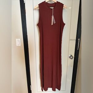 Richer Poorer long sleeveless dress